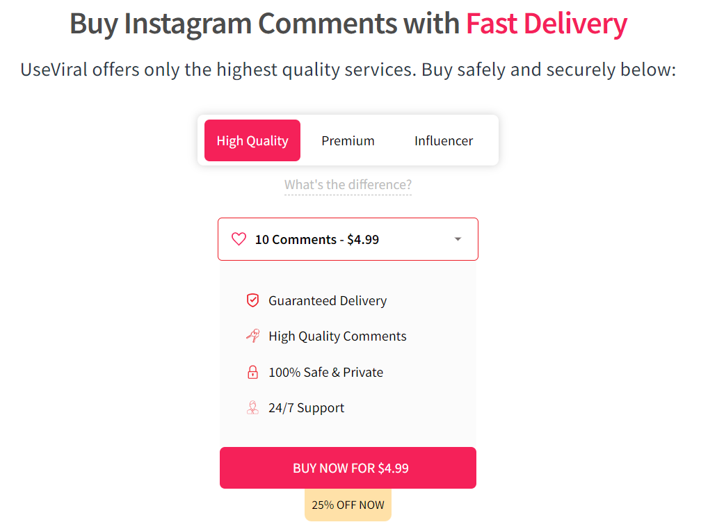 useviral buy instagram comments