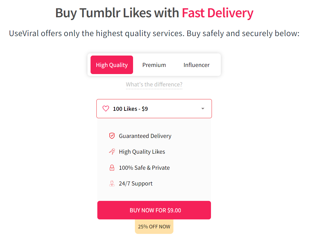 useviral buy tumblr likes