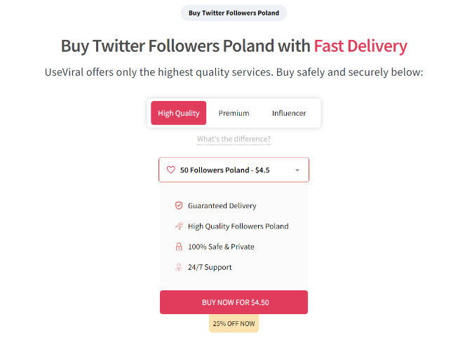 useviral buy twitter followers poland