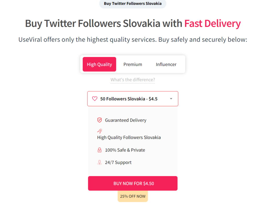 useviral buy twitter followers slovakia