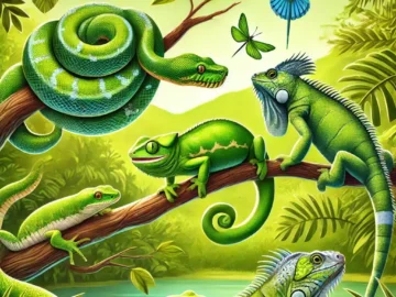 top 7 green animals