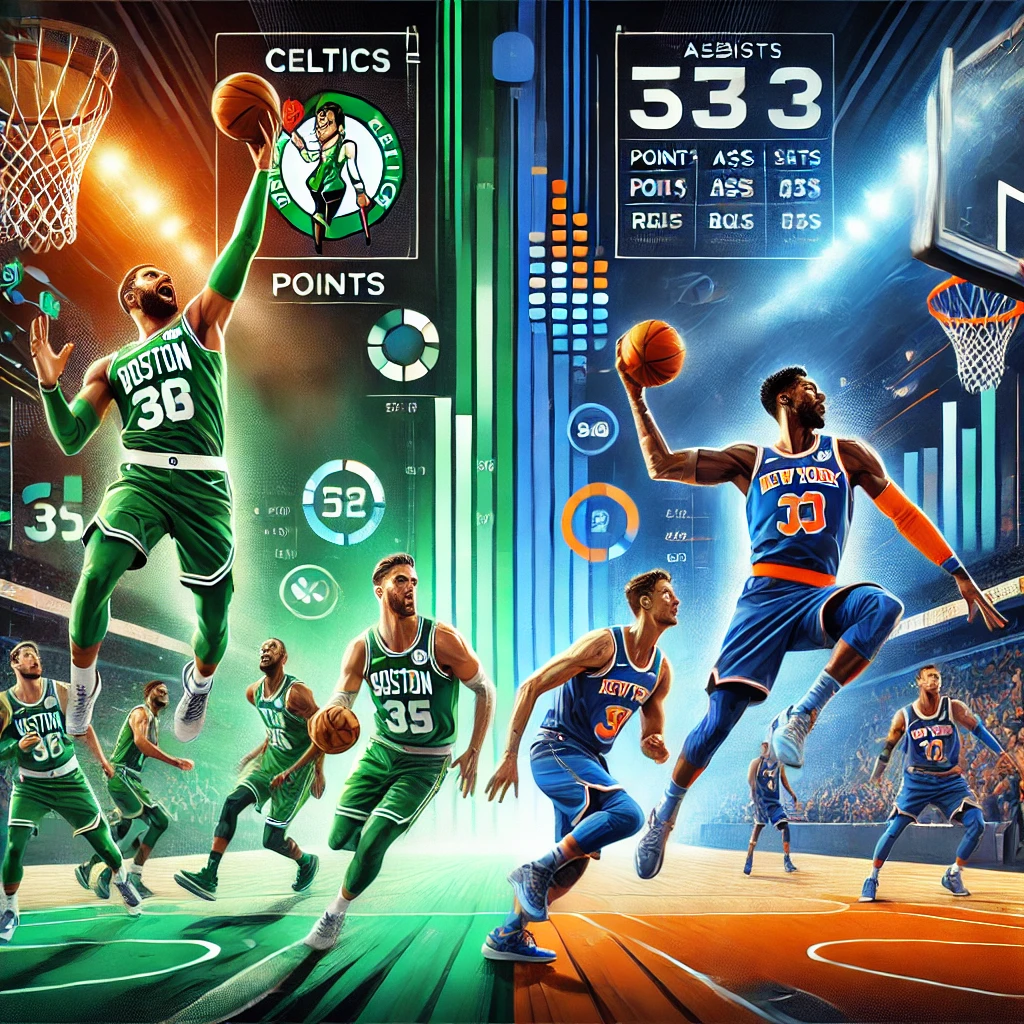 Boston Celtics vs Knicks match player stats