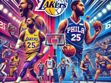 Lakers vs 76ers Match Player Stats