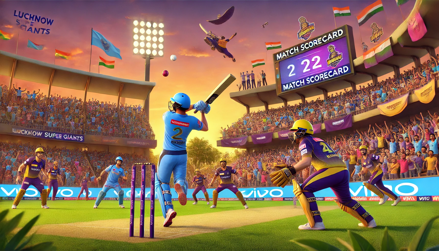 lucknow super giants vs kolkata knight riders match scorecard
