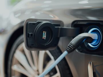 black and gray steering wheel