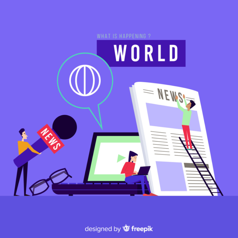 Online Media Illustration