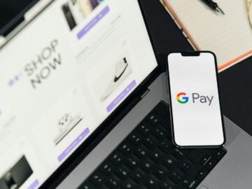 A laptop computer sitting on top of a desk