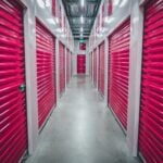 purple shutter doors