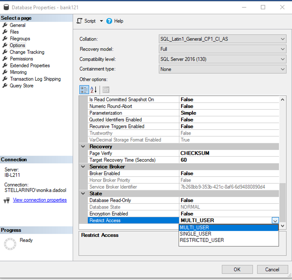 How can a corrupted SQL database be effectively repaired? 8 Sans titre 3