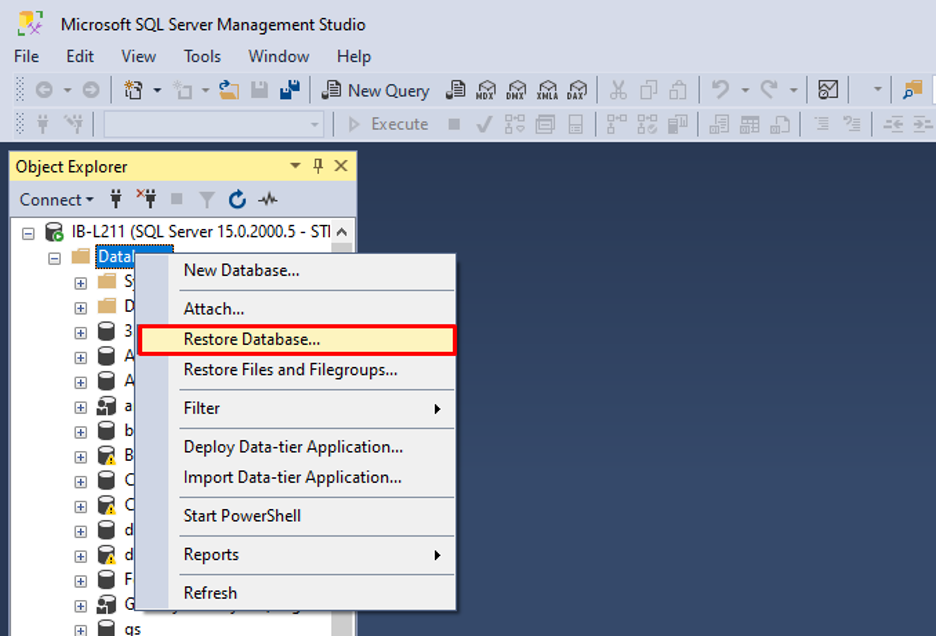 How can a corrupted SQL database be effectively repaired? 4 Sans titre