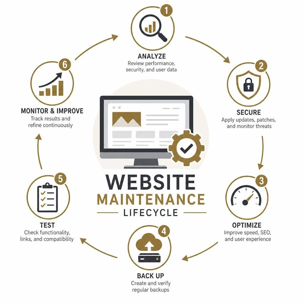 Essential Strategies for Website Optimization and Maintenance 4 08dace567f21455e8833bb81e042daf2